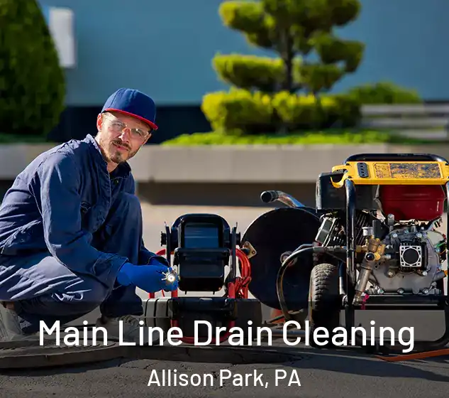  Main Line Drain Cleaning Allison Park, PA
